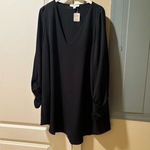 Short flirty cocktail dress.